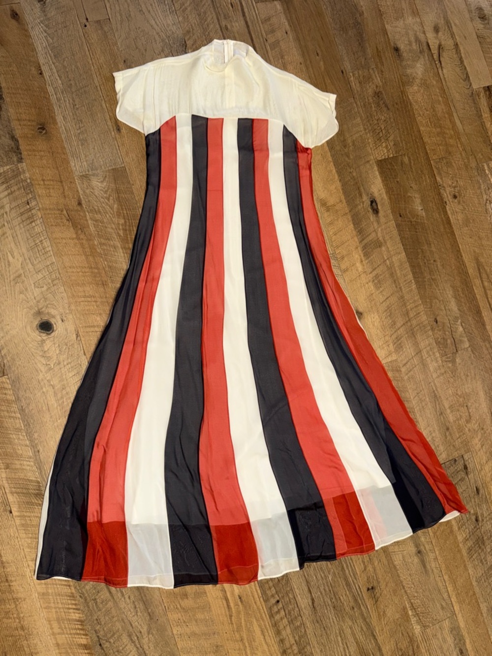 BOSS 🇺🇸 Maxi Dress Sheer with Liner Fun Dress